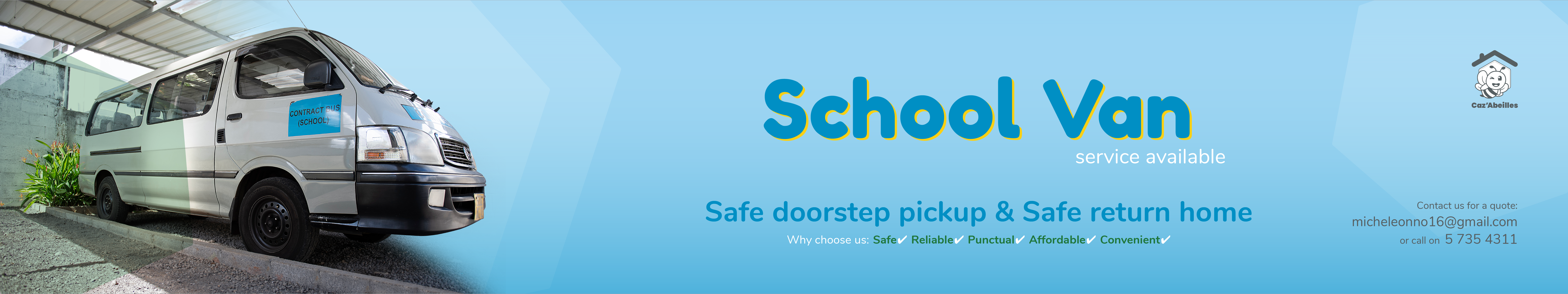 Caz'Abeilles School Van